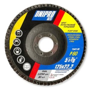 Flap Disc 125x22 P60 | Dnipro DZS | Dnipro Abraziv