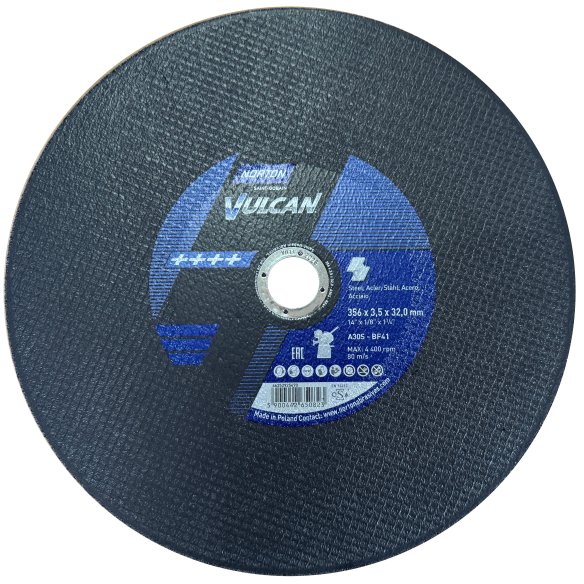 NOR VULCAN 356x3.5x32.0 A30S Cutting Disc | Stationary Metal - Dnipro-Abraziv