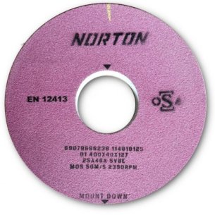 NORTON Grinding Wheel 400x40x127 25A46K | Ceramic Bond