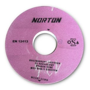 Круг шліфувальний NORTON 400x40x127 25A80K | Надточне полірування
