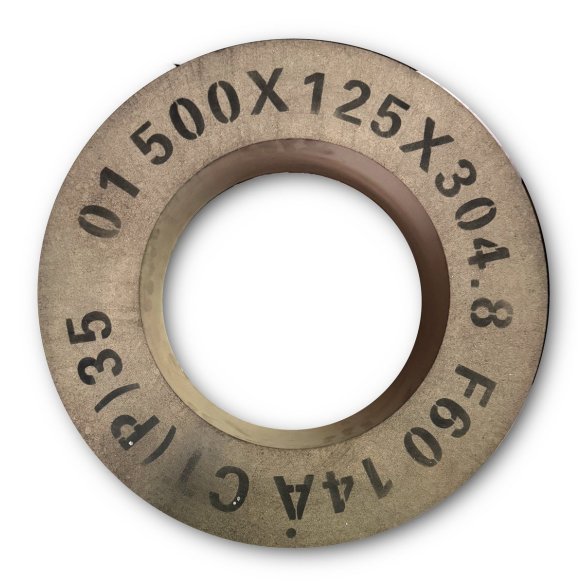 Grinding Wheel 500x125x304.8 F60 | Vulcanite Bond