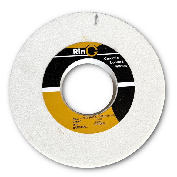 Grinding Wheel 350x40x127 | For Hardened Steels | WA F46L