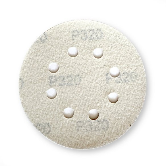 Sanding Disc Ring P320 125mm | Hook-and-Loop for Finishing | dnipro-abraziv.com