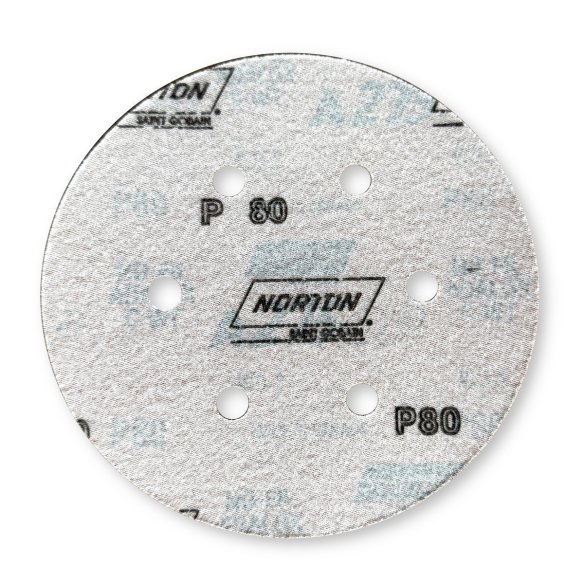 Buy Norton Sanding Discs 150mm P80 | A275 NOR Velcro | dnipro-abraziv.com