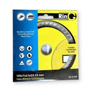 TURBO Ring Diamond Cutting Disc 125mm | for Concrete, Brick | dnipro-abraziv.com