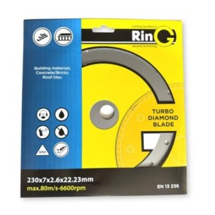 TURBO Ring Diamond Cutting Disc 230mm | for Concrete, Intensive Cutting | dnipro-abraziv.com