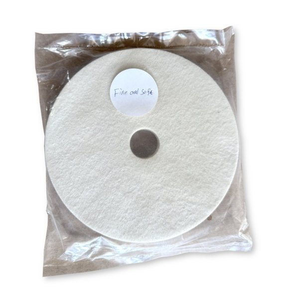 Fine Wool Felt Wheel 200x20x32 (40 g/m²) | for Final Polishing | Dnipro DZS