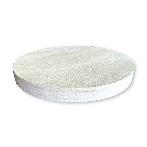 Semi-Coarse Felt Wheel 400x40mm | for Industrial Polishing | Dnipro DZS