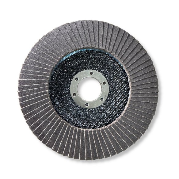 Круг пелюстковий торцевий RinG 125х22.2 мм Р240 Тип 27 | Суперфінішна обробка | dnipro-abraziv.com