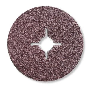 Диск шліфувальний фібровий Inter Abrasive AF581 125мм Р24 | Грубе шліфування металу | dnipro-abraziv.com