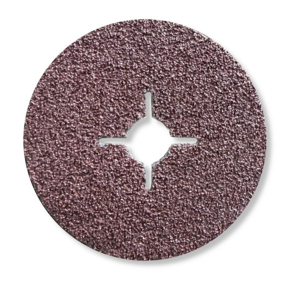 Диск шліфувальний фібровий Inter Abrasive AF581 125мм Р24 | Грубе шліфування металу | dnipro-abraziv.com