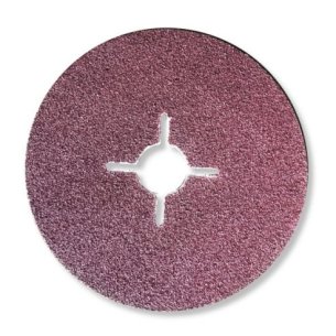 Диск шліфувальний фібровий Inter Abrasive AF581 125мм Р80 | Середнє шліфування | dnipro-abraziv.com