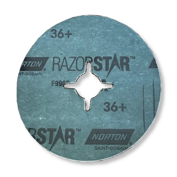 Диск фібровий Saint-Gobain F990S P36 Razor Star 125мм | Кераміка | dnipro-abraziv.com