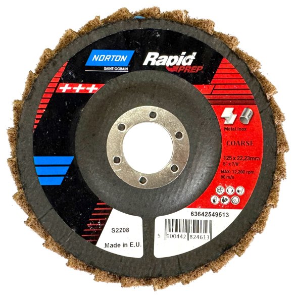 Круг Beartex Spe Xfld 125x22 s2208 | Пелюстковий нетканий для фінішної обробки - Dnipro-Abraziv